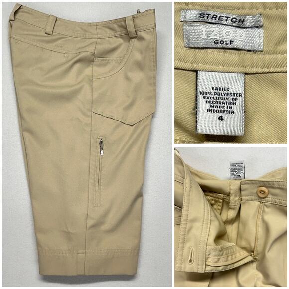 3pc Golf Outfit Womens S/M Annika LPGA Top Altrd / Izod Shorts 4 / Hunter Vest M - Picture 7 of 16